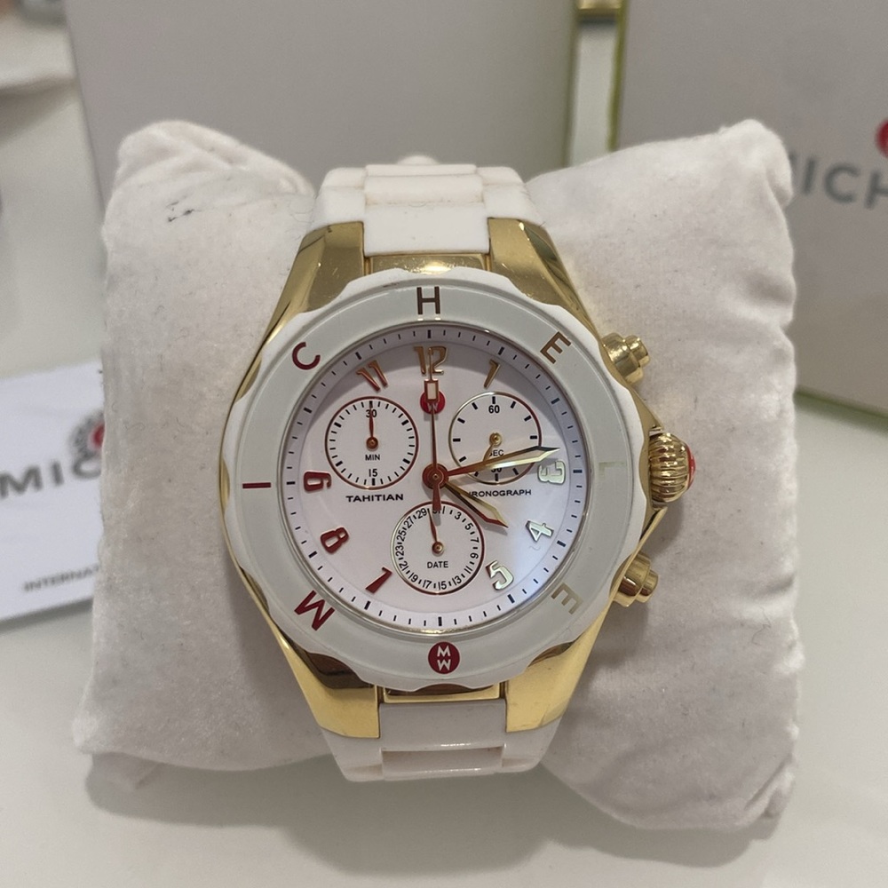 Michele Tahitian Jelly Bean Watch